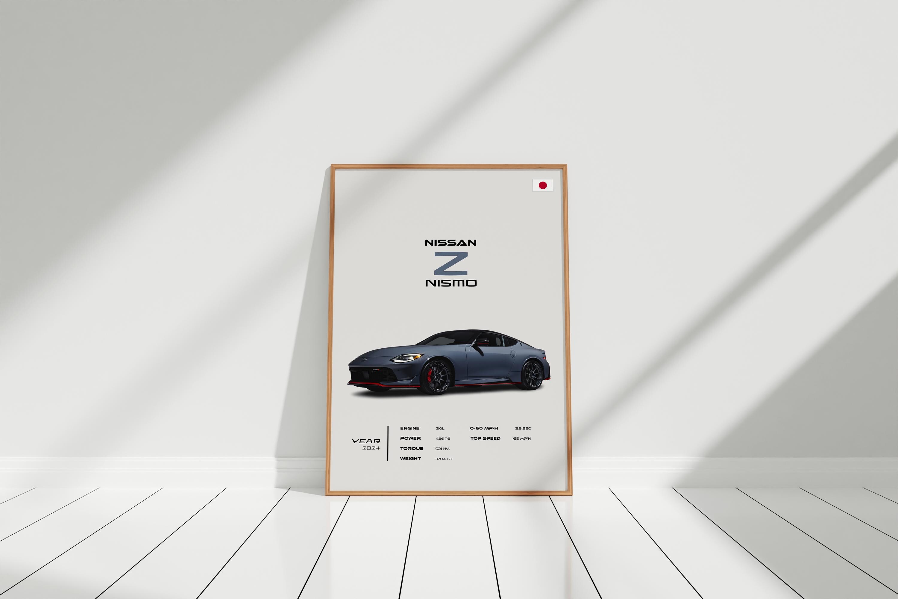 Nissan Z Nismo Poster - JDM Sports Car Wall Art, Garage Decor - Etsy