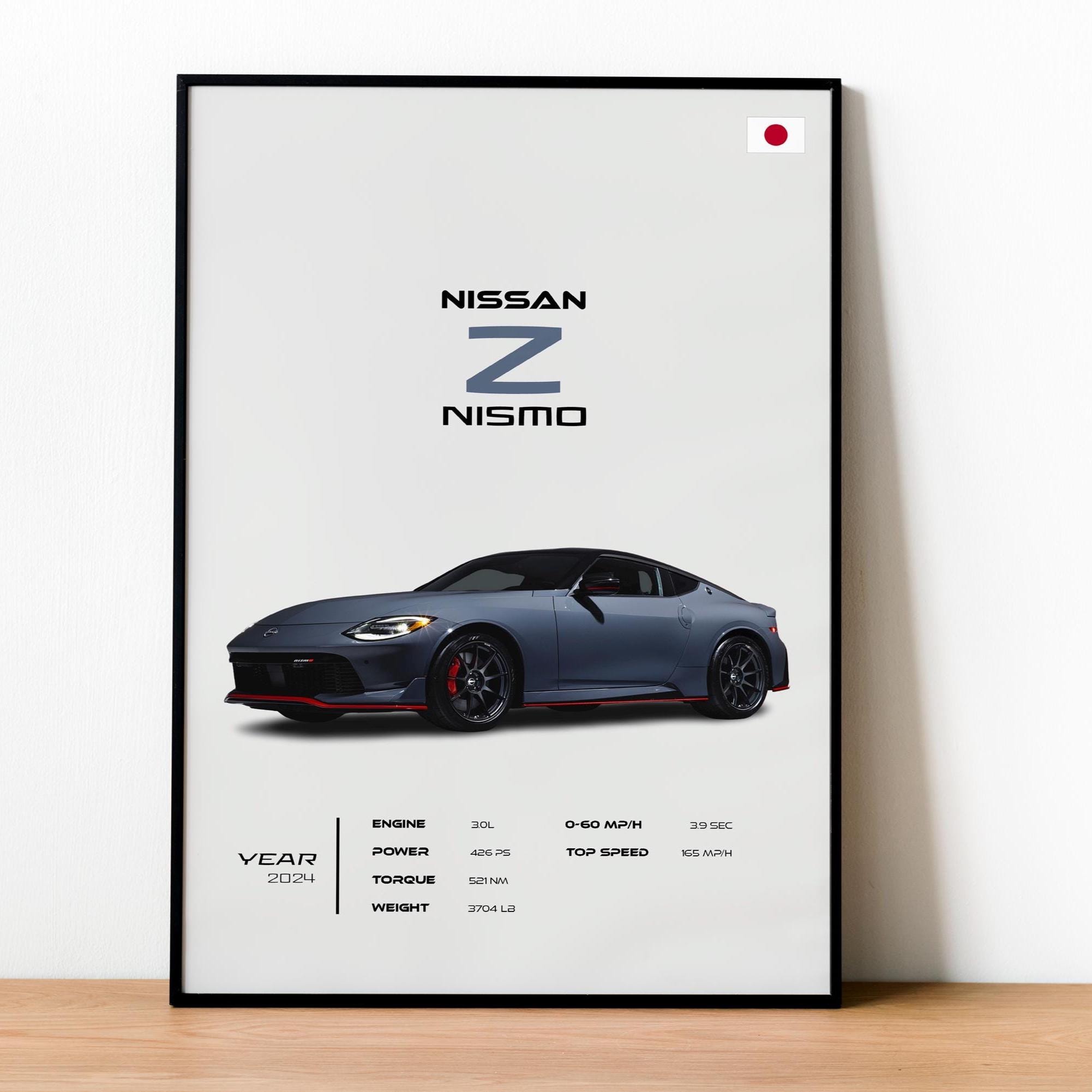 Nissan Z Nismo Poster - JDM Sports Car Wall Art, Garage Decor - Etsy