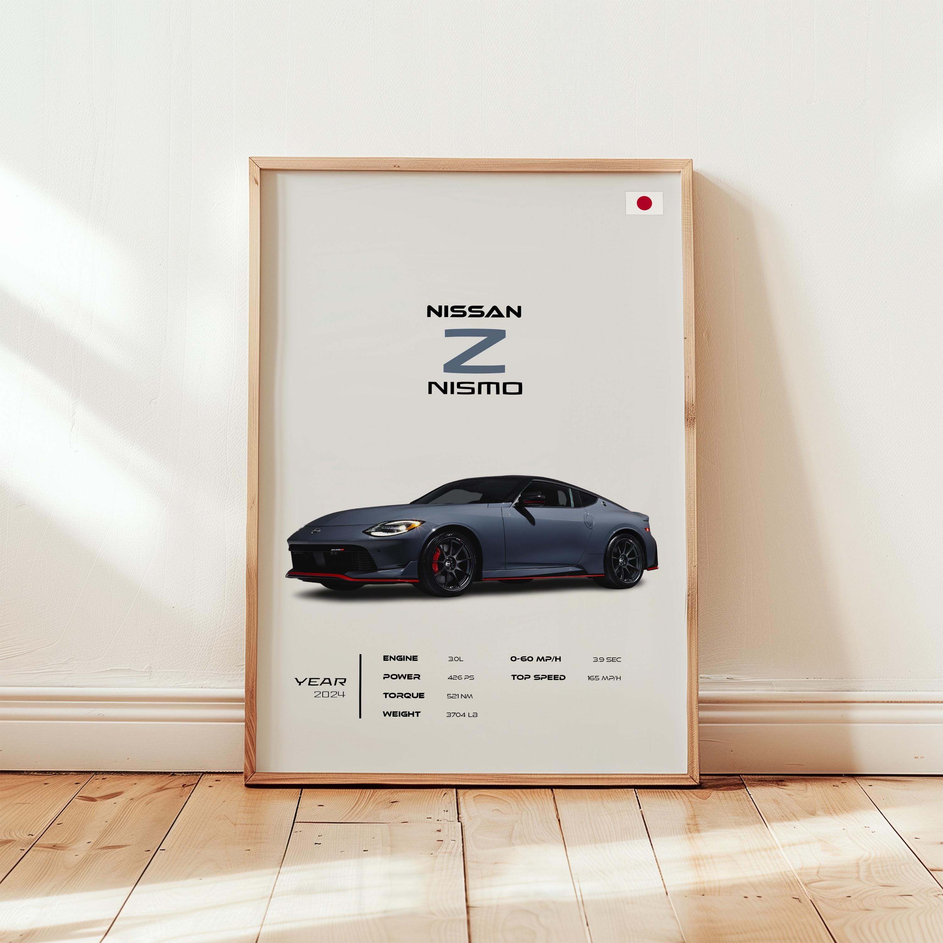 Nissan Z Nismo Poster - JDM Sports Car Wall Art, Garage Decor - Etsy