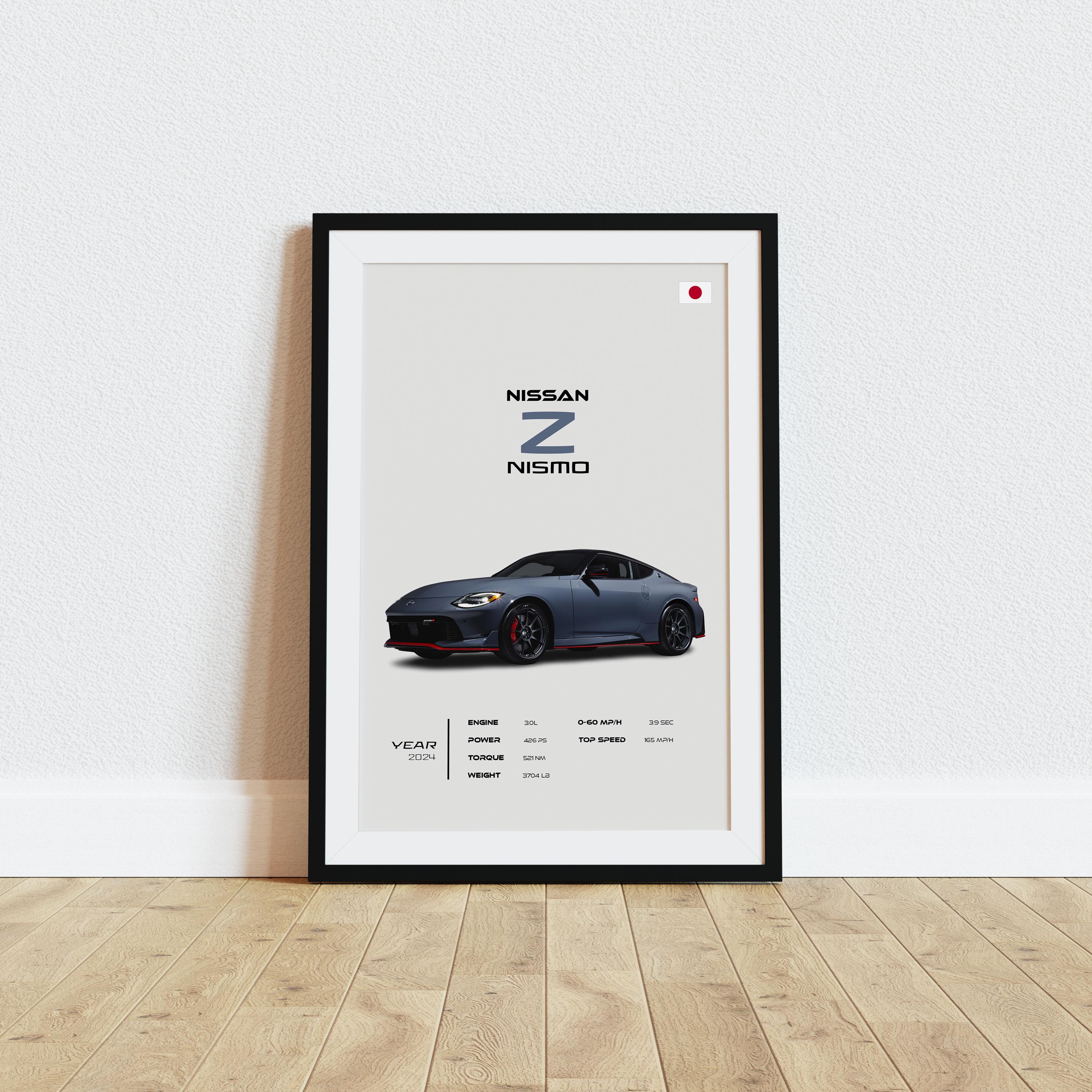 Nissan Z Nismo Poster - JDM Sports Car Wall Art, Garage Decor - Etsy