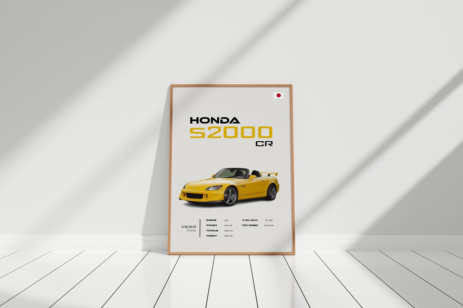 S2000 Poster Honda S2000 CR Poster, Japanese Sports Car Wall Art, Automotive Decor ...