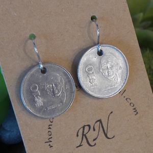 Vintage Mexican/Mexico Coin Earrings