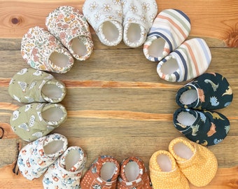 Baby Shoes - CHOOSE PRINT and SIZE