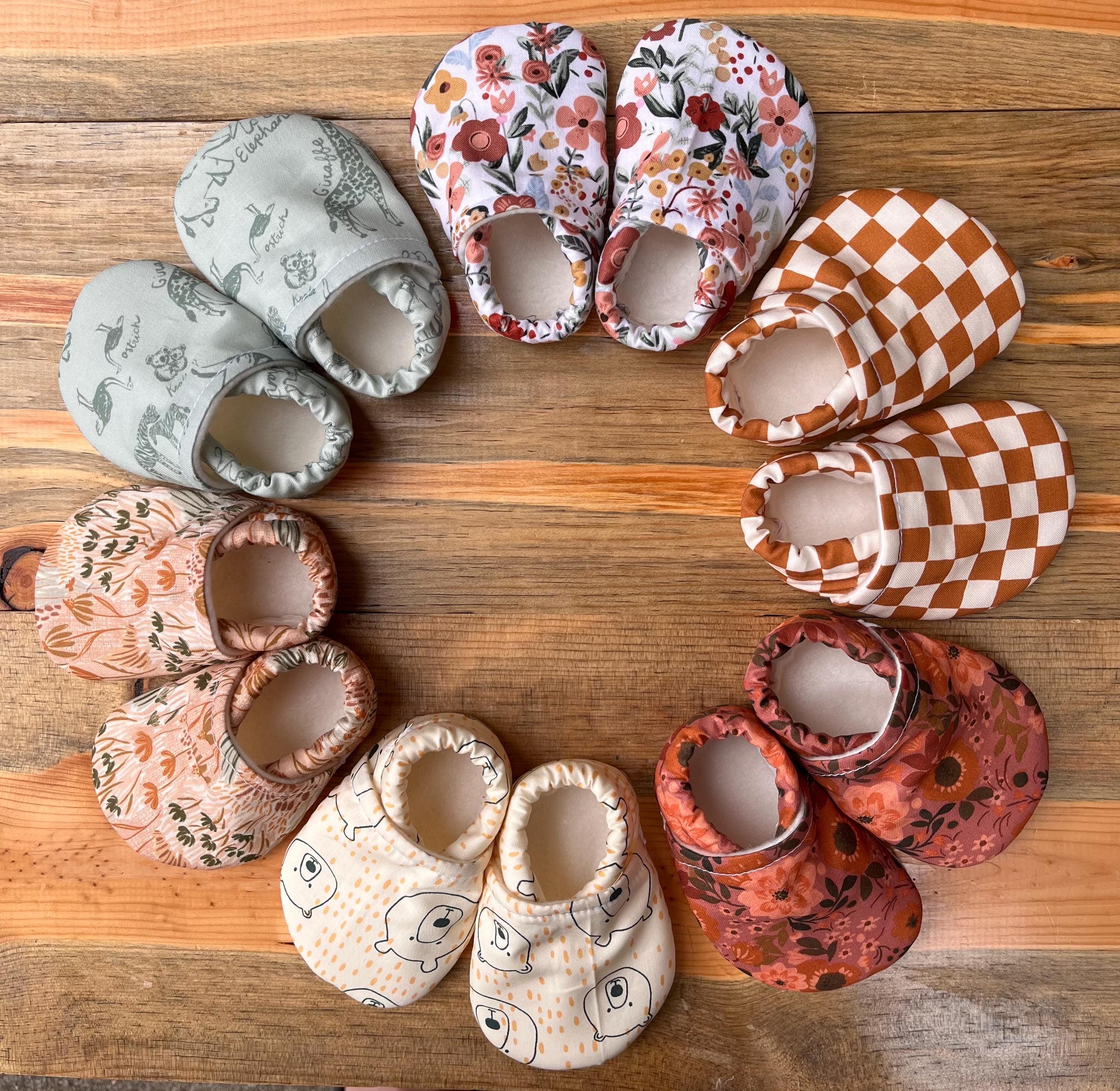 Cloth Baby Shoes Etsy