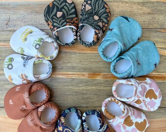 Baby Shoes - CHOOSE PRINT and SIZE