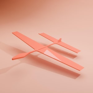 3D Printed Airplane Toy | Fun & Unique Gift for Kids | Custom Color Choices | Durable Playtime