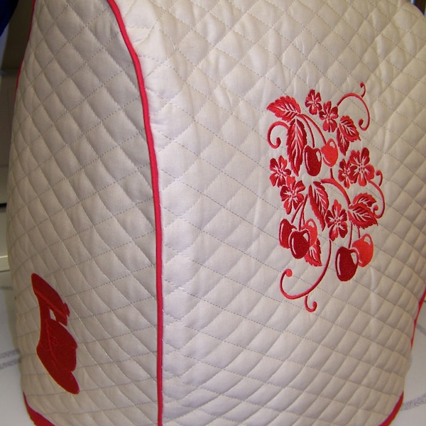 Quilted Embroidered Kitchen Aid Professional "Bowl Lift" Stand Mixer Cover