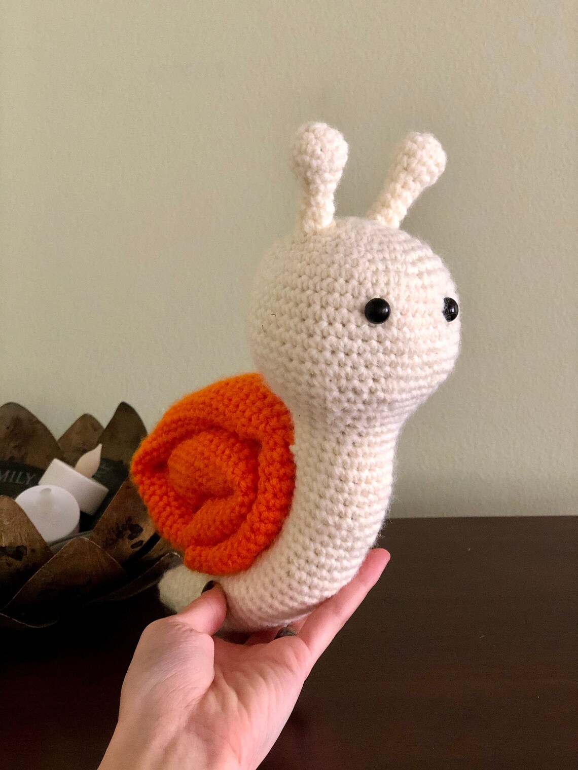 snail stuffed animal pattern