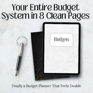 Monthly Budget for Personal Finances, Budget Planner, Finance Planner Pages, Paycheck Budget and Savings Tracker, Debt Tracker with Bill