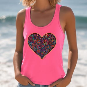 Feel Tank Top: Racerback Cotton Blend - Brighter Collection