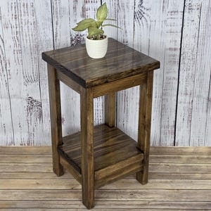 wood end table, modern end table, contemporary wood table, rustic end table, nightstand, Accent table, Side table, Chairside table