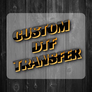 Custom DTF Transfer: Full Color Ready to Press Heat Transfer