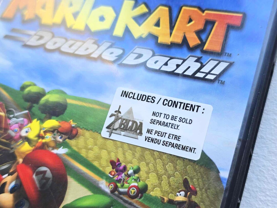 Replacement Sticker for Gamecube Mario Kart Game - Zelda Collector's ...