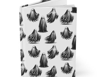Spooky Ghost Notizbuch: Kreatives Schreiben, liniert