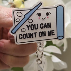 Cute Ultrasound Gel Lover Badge Reel