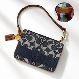 Vintage Coach Mini Pouch - Etsy