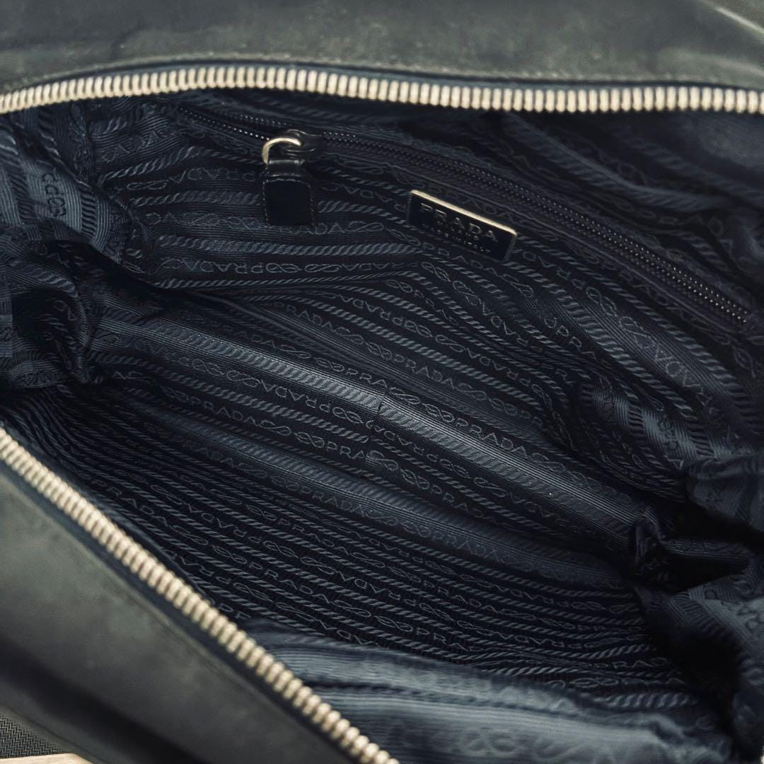 バッグ 00s old prada archive leather boston bag PRADA