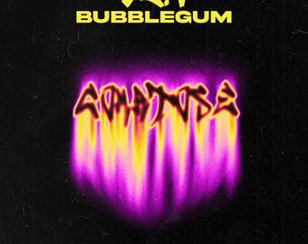 Efecto de texto derretido comatoso de Photoshop con chicle negro