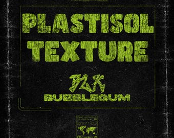 Worn Plastisol Texture Photoshop Brushes - 25 Unique Brushes