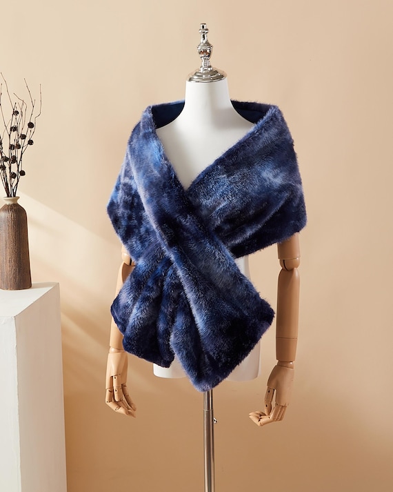 Giacca Cape Horn BEAUTELICATE Scialle Stola In Pelliccia Sintetica