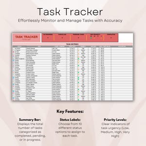 Assignment Tracker, Business Planner, Checklist Template, Daily Planner, Daily Schedule, Daily To Do List, Digital To Do List, Task Tracker, To Do List, To Do List Template, Weekly Planner, Task Management, Productivity Tool