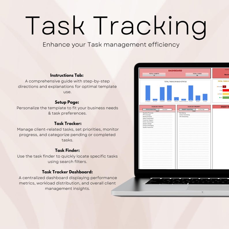 Assignment Tracker, Business Planner, Checklist Template, Daily Planner, Daily Schedule, Daily To Do List, Digital To Do List, Task Tracker, To Do List, To Do List Template, Weekly Planner, Task Management, Productivity Tool