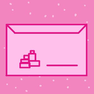 Utskrivbara, redigerbara, grundläggande mallar för brev och kuvert (bröllopsinspirerad design) bild 2