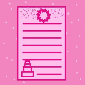 Utskrivbara, redigerbara, grundläggande mallar för brev och kuvert (bröllopsinspirerad design) bild 3