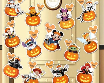 200+ Cruise Halloween Magnet Halloween On The High Seas 2026 Magnet, Disney Pumpkin Magnets, Mickey and  Friends Oogie Boogie Princesses