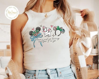 Retro Disney Coquette Bow  Pua And Hei Hei Floral Shirt, Disney Moana Shirt, Disneyland Girls Trip Shirt, Disney Princess Baby Tee Crop Tank