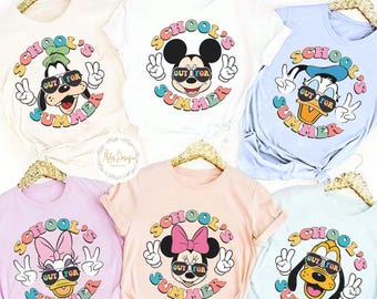 Disney Schools Out For Summer Shirt, Happy Last Day Of School Shirt, Summer Holiday, End Of the School Year Shirt, Disney Teacher Summer Tee