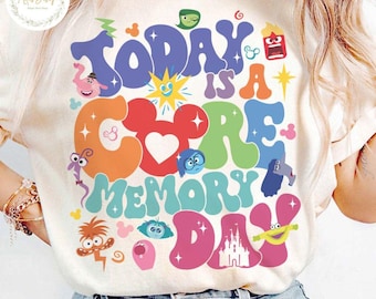 Disney Inside Out Shirt, Today Is A Core Memory Day T-Shirt, Inside Out Baby Tee, Disney Family Vacation 2025, Joy Sadness Anger Envy Tee
