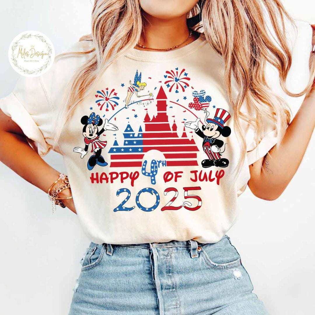 【Disney】Walt Disney World July 4th ミッキーマウス Tシャツ Disney】Walt Disney World July 4th ミッキーマウス Tシャツ