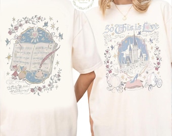 Vintage Disney Cinderella Princess So This Is Love Shirt, Disney Girls Trip 2026, Disney Cinderella Tee, Disney Princess Girls Trip Shirt