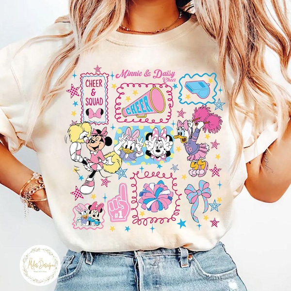 Disney Minnie Daisy Besties Cheerleading Shirt, UCA National, WDW Magic Kingdom Cheerleading and Dance Championships, Summit Championship