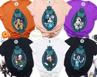 Disney Halloween Haunted Mansion Shirt, Mickey and Friends Halloween Shirts, Mickey's Not So Scary Halloween Party, Disneyland Halloween Tee
