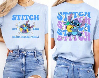 Comfort Colors Lilo And Stitch Shirt, Ohana Means Family Shirt, Stitch Summer 2025 Shirt, Stitch Movie 2025 Tee, Funny Stitch Shirt