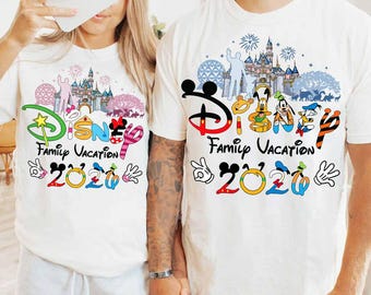 Personalized Disney Trip 2026 Shirt, Family Trip Group Matching Shirt, WDW Disneyworld Mickey & Friends Tee, Disney Family Vacation Shirts