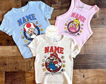 Epic Universe Matching Shirts, Epic Universe Family Shirts, Custom Epic Universe Shirts, Mario Epic Universe 2026 Shirts, Family Trip Shirts