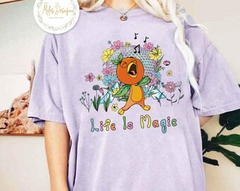 Disney Orange Bird Shirt, Life Is Magic Orange Bird Shirt, Disney Summer Vacation Shirt, Epcot Flower And Garden Festival 2025 Shirt