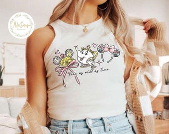 Retro Coquette Bow Princess Crop Tank, Disney Princess Baby Tee Crop Top, Cinderella Snow White Belle Rapunzel Aurora, Disney Girls Trip Tee