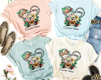 Disney Animal Kingdom Shirts, Animal Kingdom Custom, Animal Kingdom Family Shirts, Mickey And Friends Safari Wild Matching Shirts