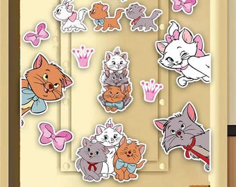 Disney Cruise Door The Aristocats Magnets, Disney Family Cruise Ship Stateroom,  Marie Magnet Disney Cruise Magnet, Marie Toulouse Berlioz