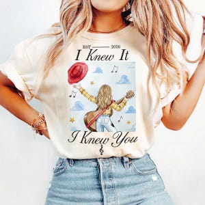 Vintage I Knew It I Knew You Shirt, TS and Toy Story 5 Friendship Shirt, Retro Jessie Cowgirl Tee, Disneyland Toy Story Family Matching Tee afbeelding 3
