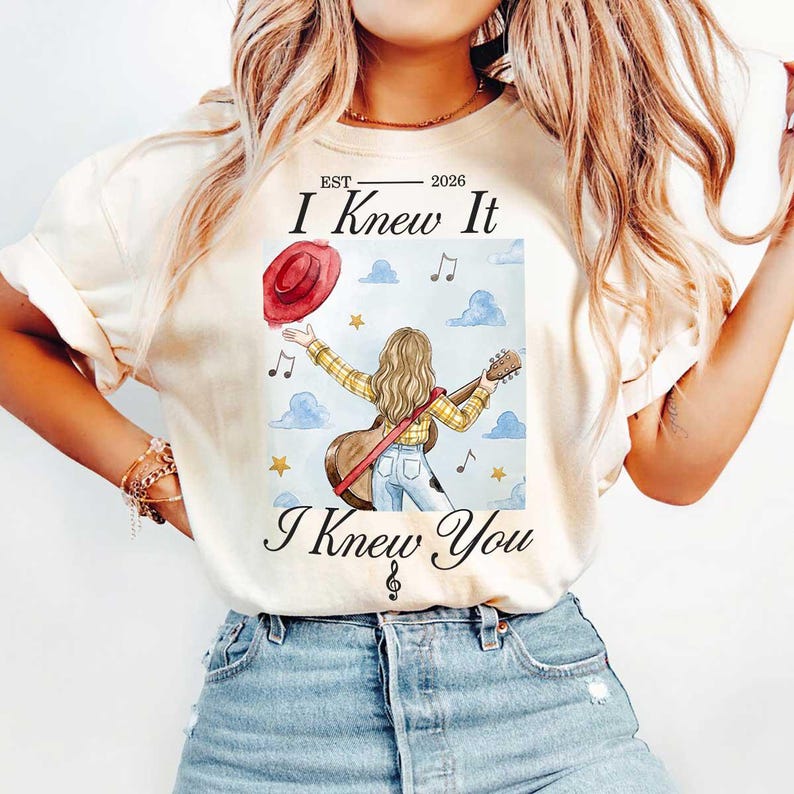 Vintage I Knew It I Knew You Shirt, TS and Toy Story 5 Friendship Shirt, Retro Jessie Cowgirl Tee, Disneyland Toy Story Family Matching Tee afbeelding 3