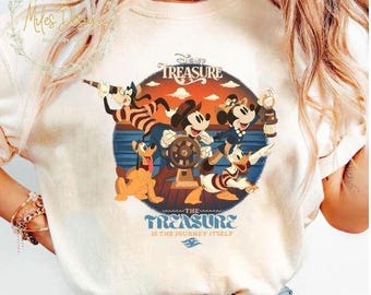 Disney Treasure Family Vacation 2025 Shirt, Disney Cruise Shirt, Mickey & Friends Cruise Trip Tee, Let's Cruise, Disney Wish Dream Magic