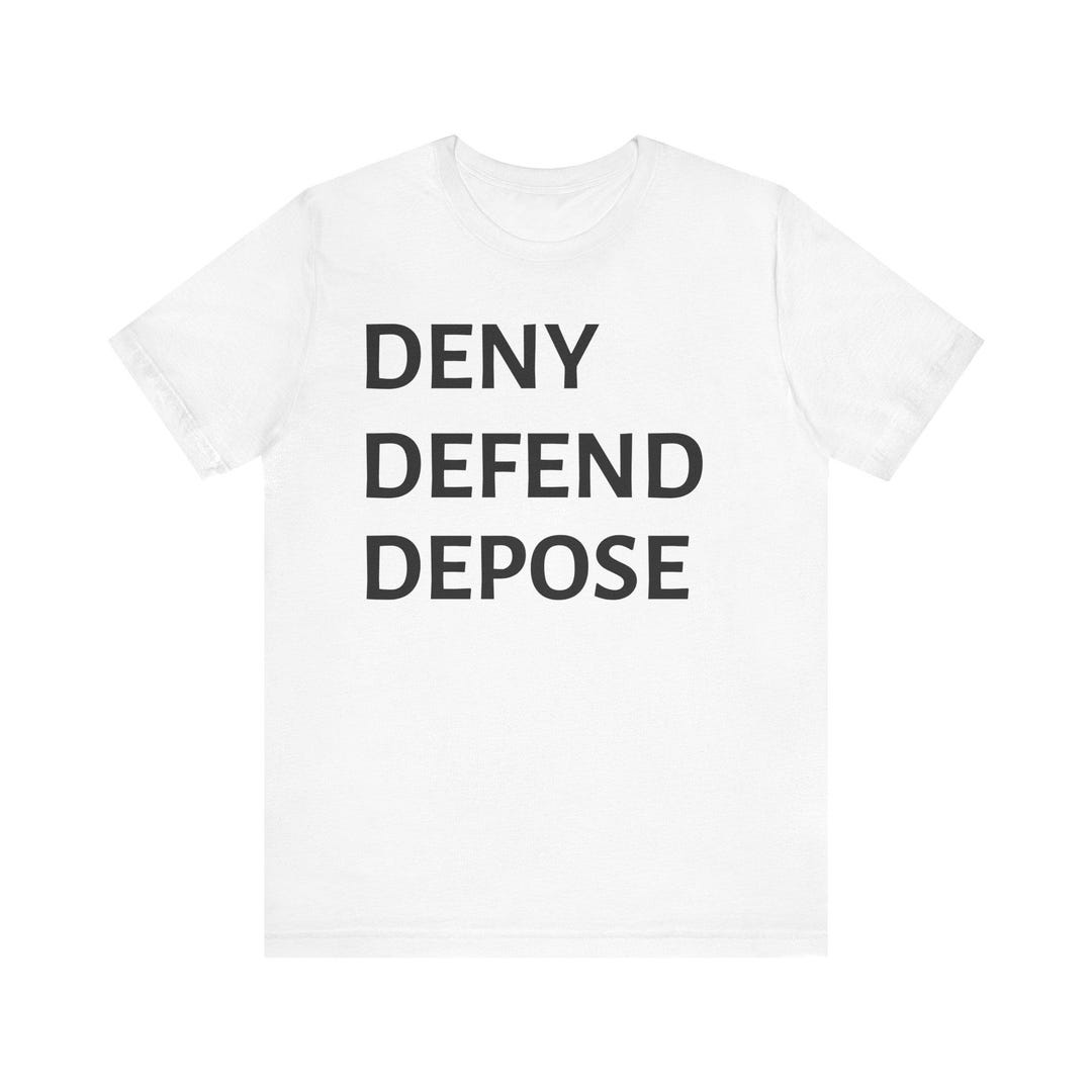 Repose Defend Meme Deny Defend Depose-mystery Man, Motivational Shirt for Activists ...