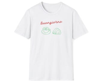 Coffee and Cornetto T-Shirt: Italian Breakfast Tee