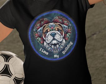 Bulldog Lover Shirt, English Bulldog Tee, Dog Owner Gift, Bulldog Mom Shirt, Bulldog Dad T-Shirt, Dog Breed Apparel, Pet Lover Gift