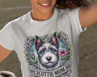 Skotsk terrier, skotsk terrier, skotsk terrier, skotsk terrier, skotsk terrier